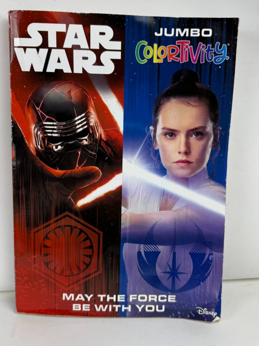 Star Wars Jumbo Coloring Book May The Force Be With You UPC 810051463569 Disney